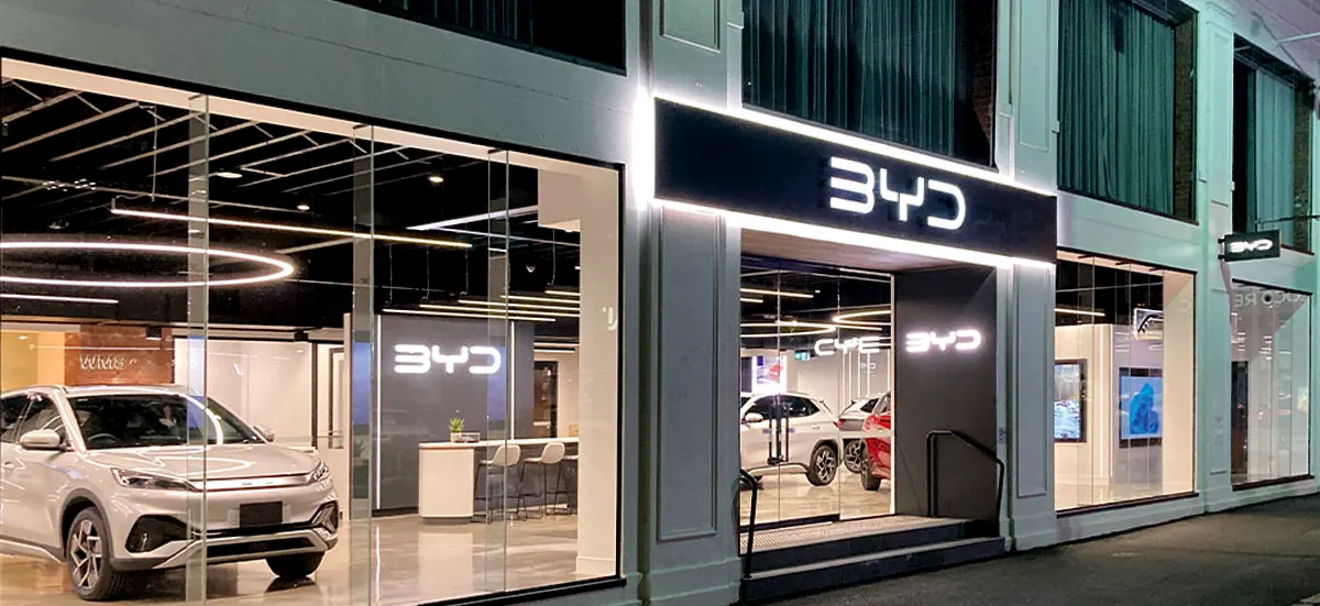 BYD opens a flagship store in Brisbane a
