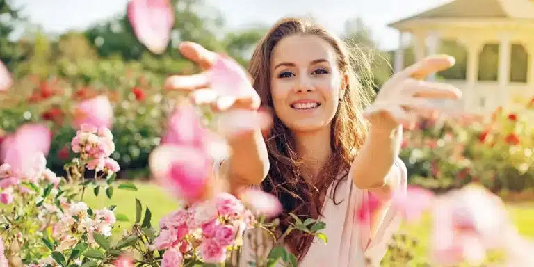 Spring preparations for beautiful girls