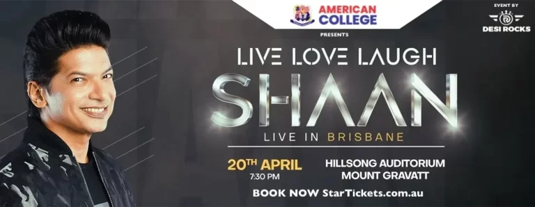 Shaan Live in Brisbane