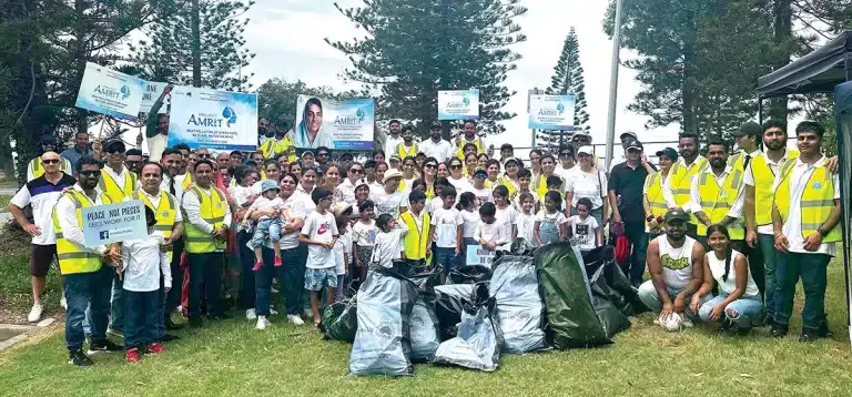 Sant Nirankari Mission Australia Leads Campaign to Keep Australian Beaches Clean