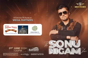 The Sonu Nigam Show - Brisbane 21 june 2024 Book Now