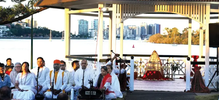 Ganga Aarti Brisbane Style: A Harmonious Celebration on the Banks of Maiwar River