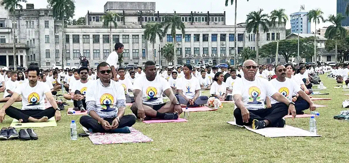 International Yoga Day – with Fiji Prime Minister