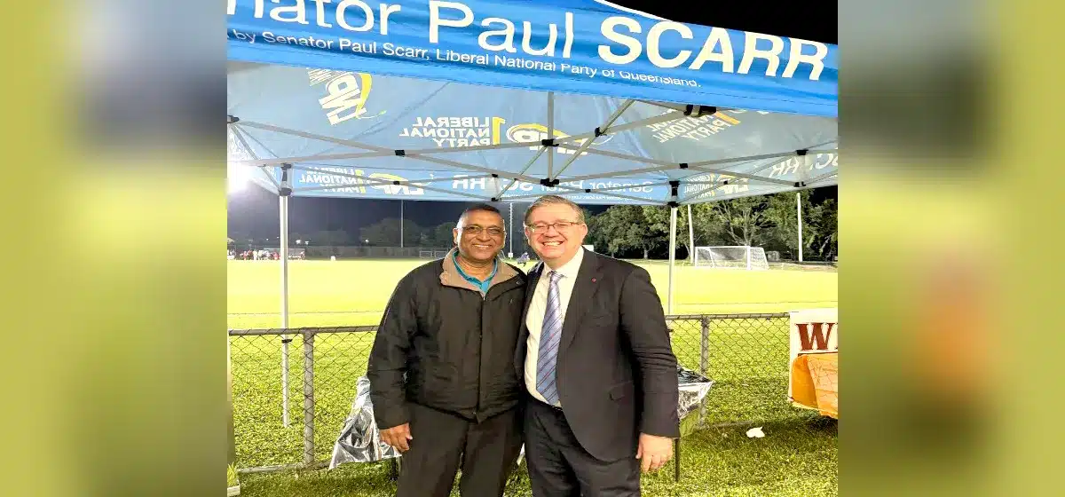 The President of the Queensland Fiji Football Association -QFFA Mr Jitendra Prasad