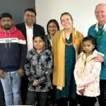 LifeGA directors with staff and patients at Life Blood Centre