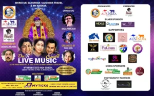 Fundraising Music Concert for Shirdi Sai Baba Community Center in Brisbane a