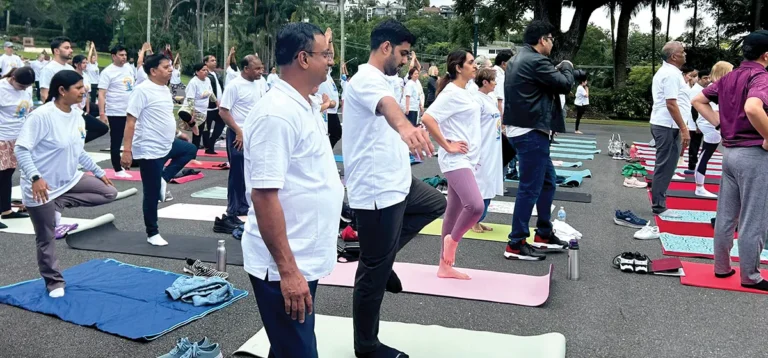 International Yoga Day Celebration at Government House, Brisbane: A Celebration of Health, Harmony, and Unity