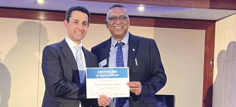 Rotary Club of Brisbane International – A Year to Unite for Good