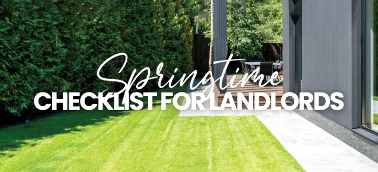 Springtime Checklist for landlord
